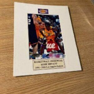 Kobe Bryant autographed photo